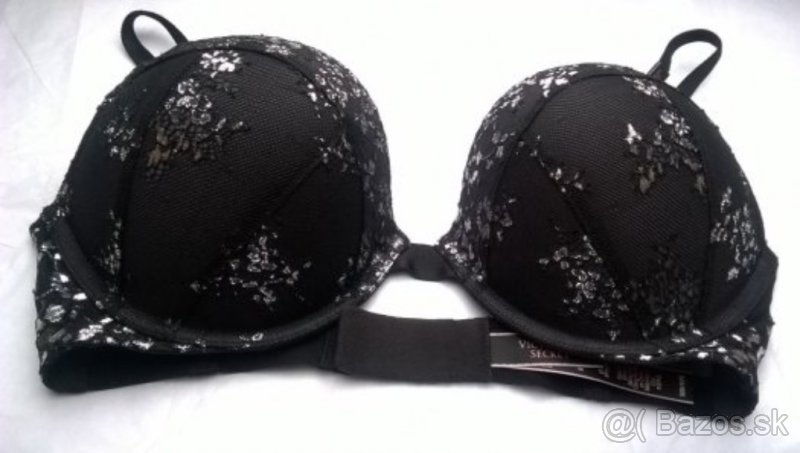 Predám Victoria Secret podprsenku Bombshell čierna so vzorom
