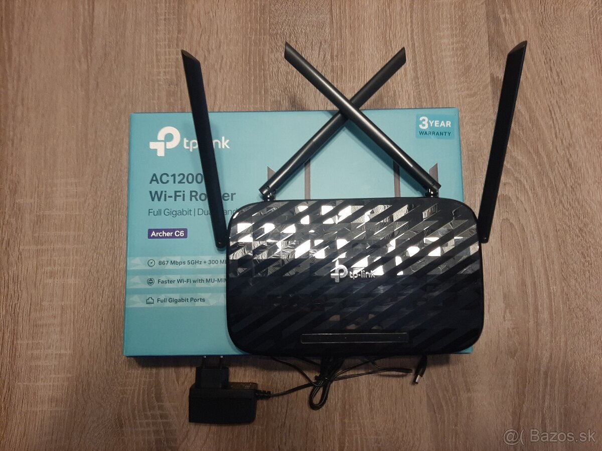 Wi-Fi Router TP-Link Archer C6 AC 1200