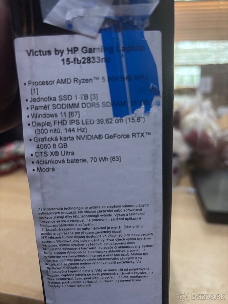 Hp victus 15 , rtx 4060 8gb, 16gb ram ddr5, ryzen 5 8645HS