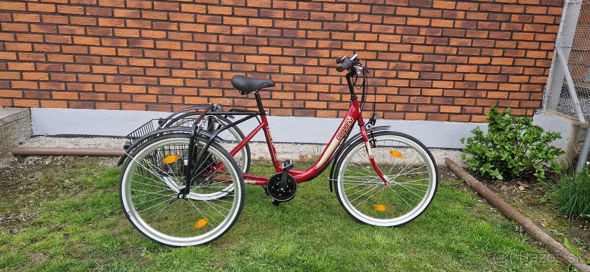 Elektrobicykel trojkolka
