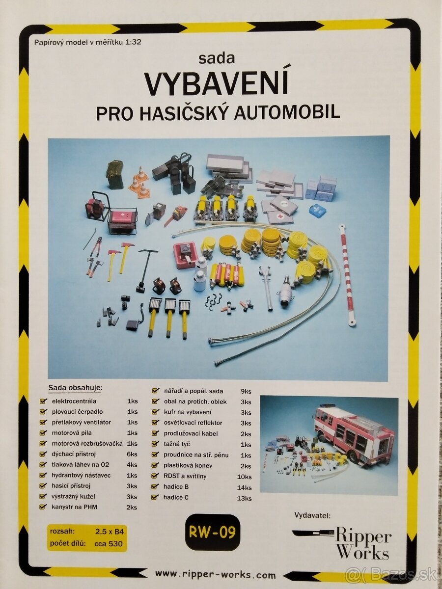 RW - 09 vybavenie pre hasičský automobil