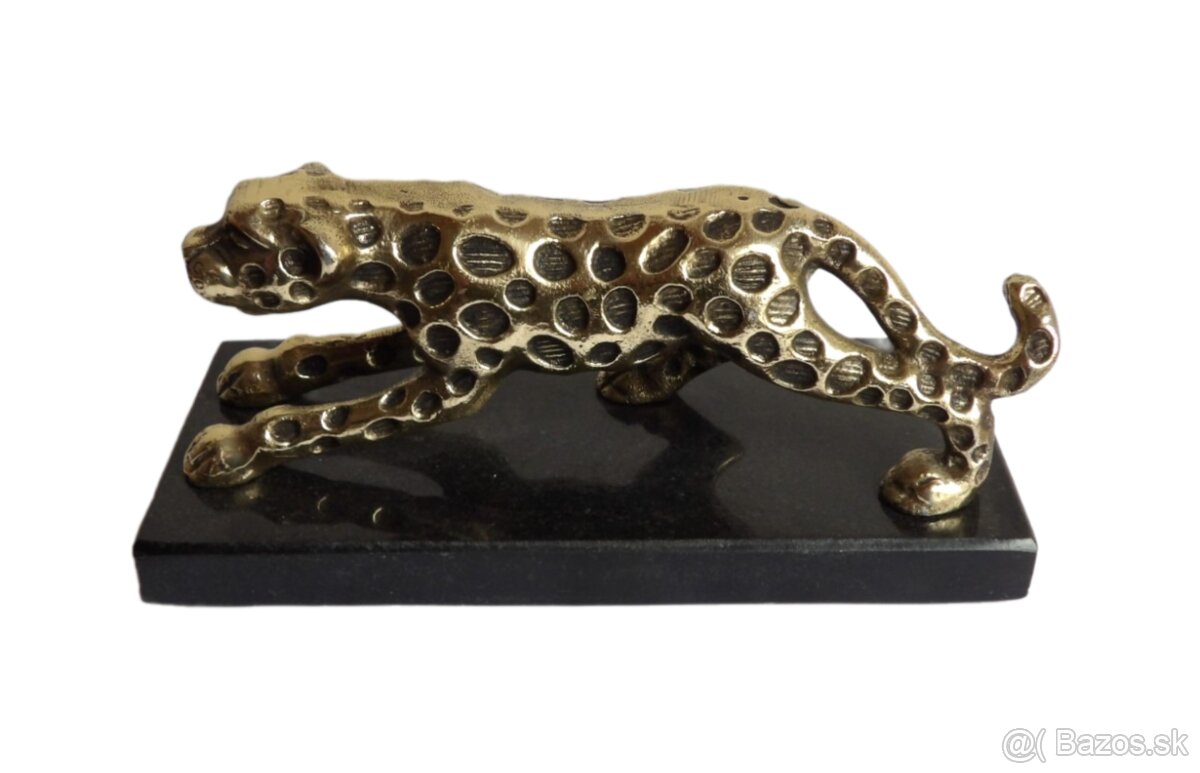 Luxusní dekorativní plastika leoparda