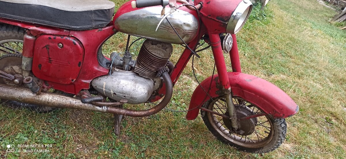 Jawa 250 kývačka r.v. 1958