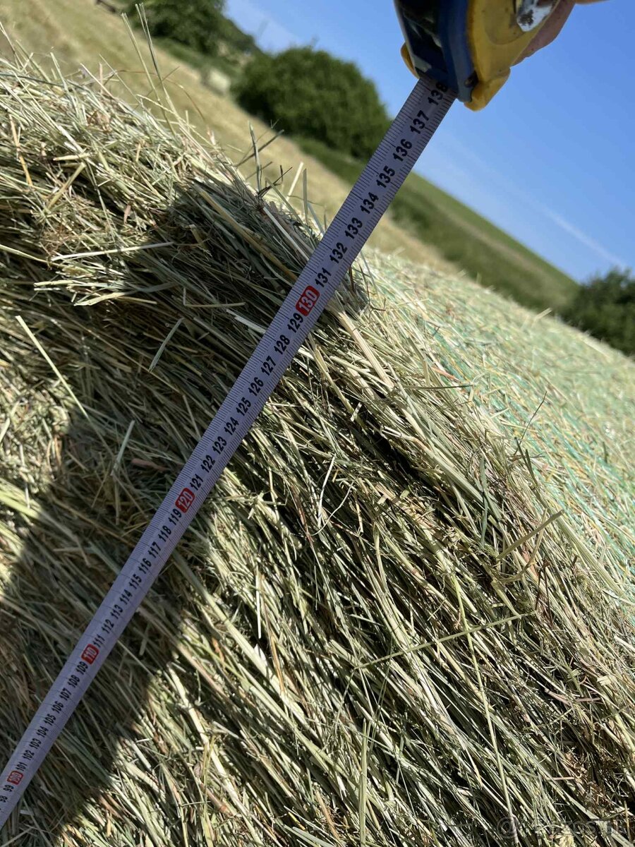 Predám malé aj veľké guľaté balíky sena
