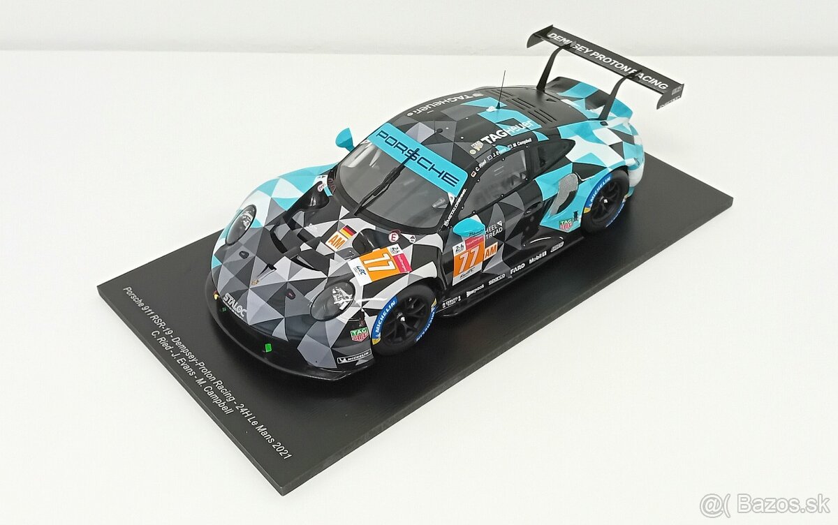 1:18 Spark Porsche 911 RSR 24h Le mans 2021