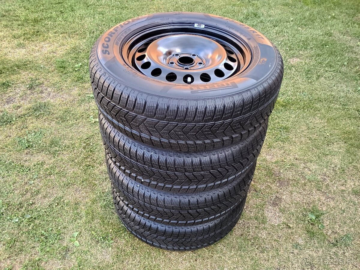 Sada kolies VW Tiguán 2, plechové disky + pneu 215/65 R17