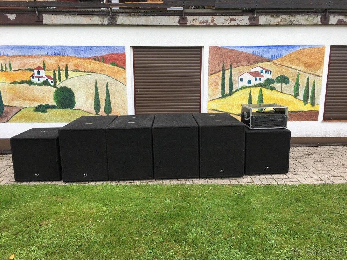 Reproduktorový systém Dynacord XA38 F12 F18 XA2600