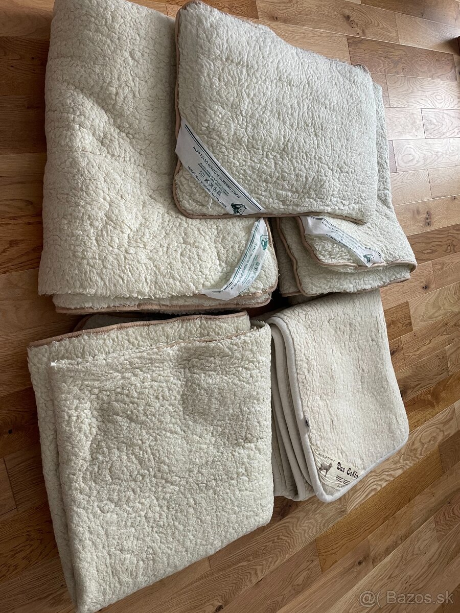 Merino rúno deky, paplón