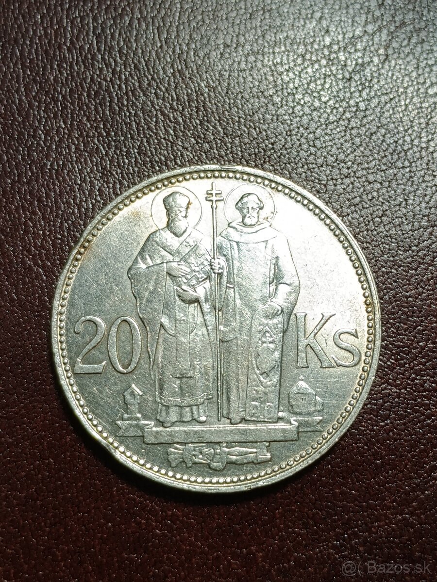 Strieborná minca 20ks