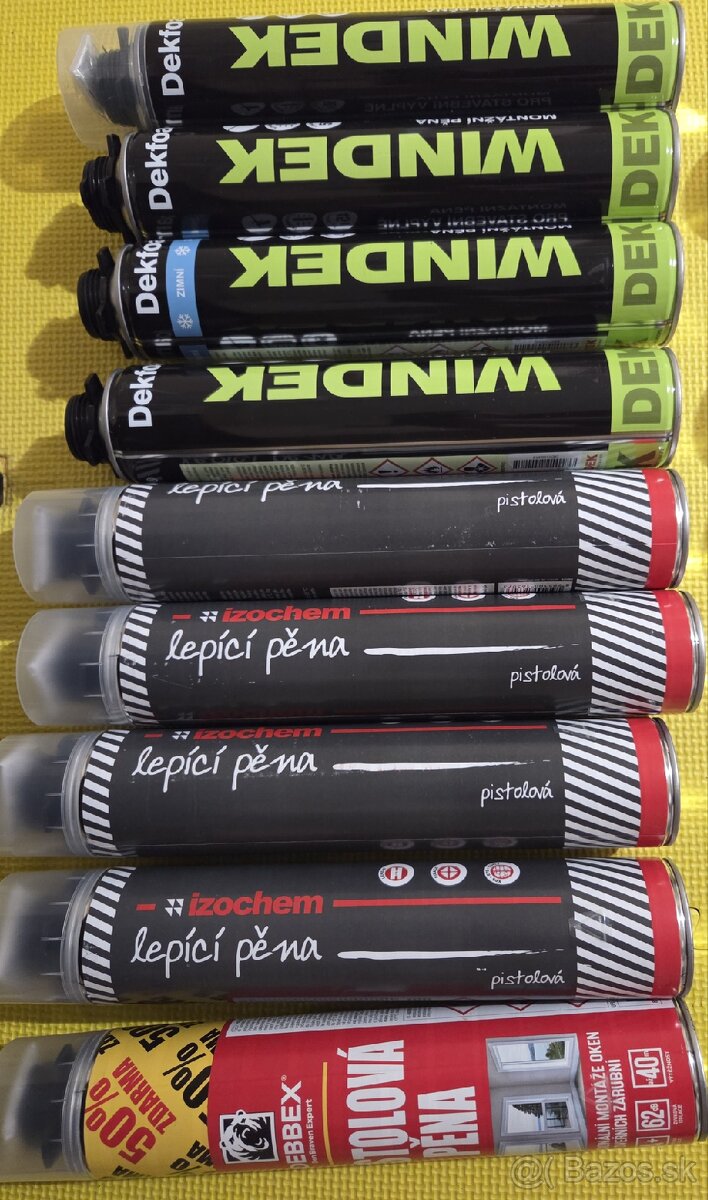 Predám lepiace, montážne peny