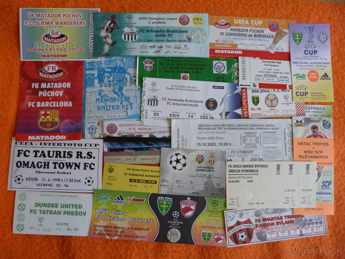 Futbalové vstupenky