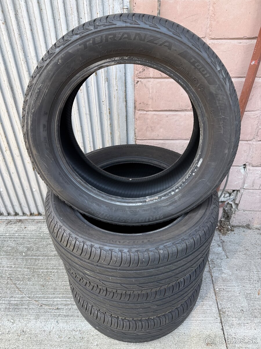 Letne pneumatiky BRIDGESTONE 215/55 R17