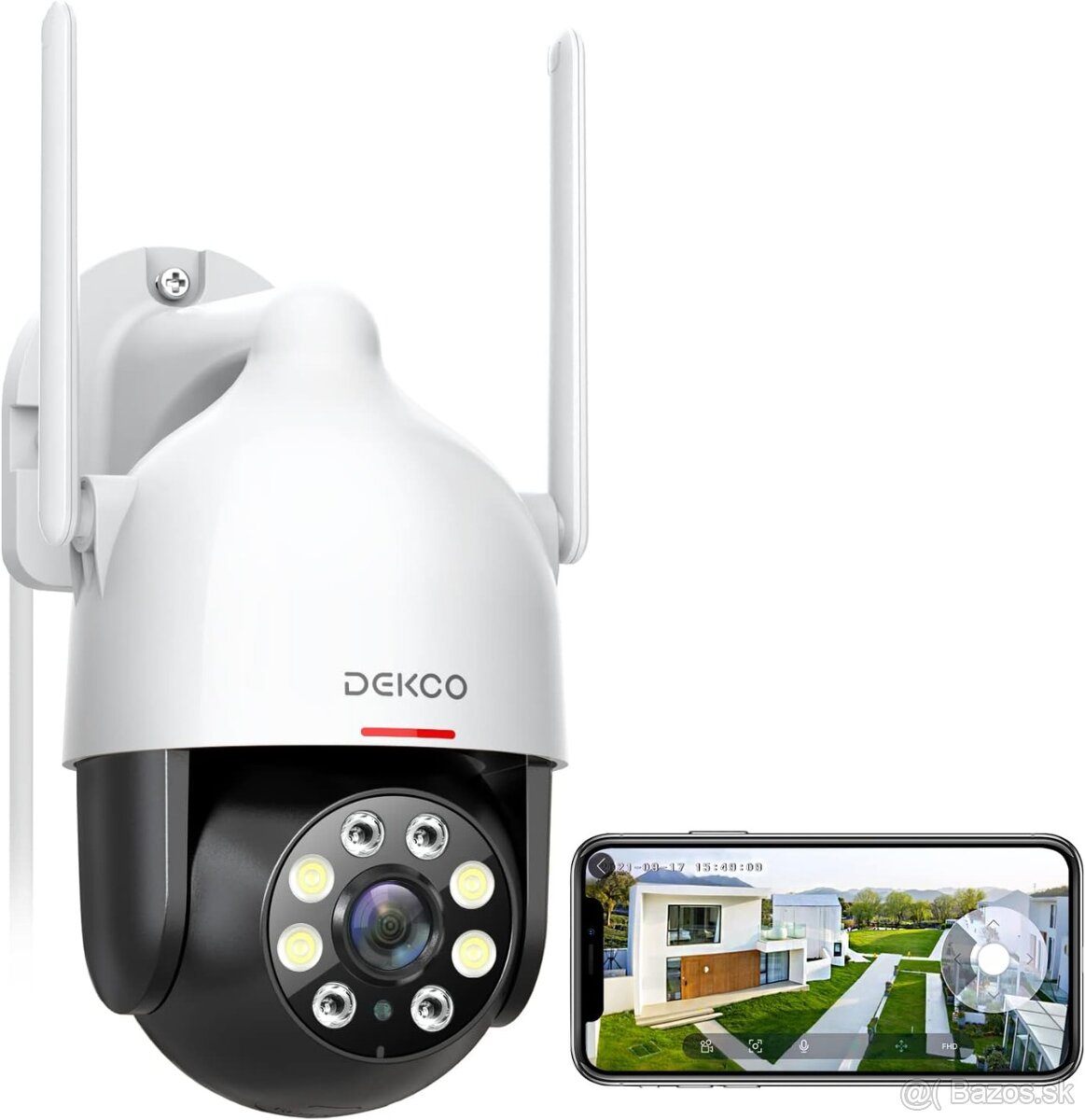 Vonkajšia WiFi monitorovacia kamera DEKCO DC5L QHD 2K