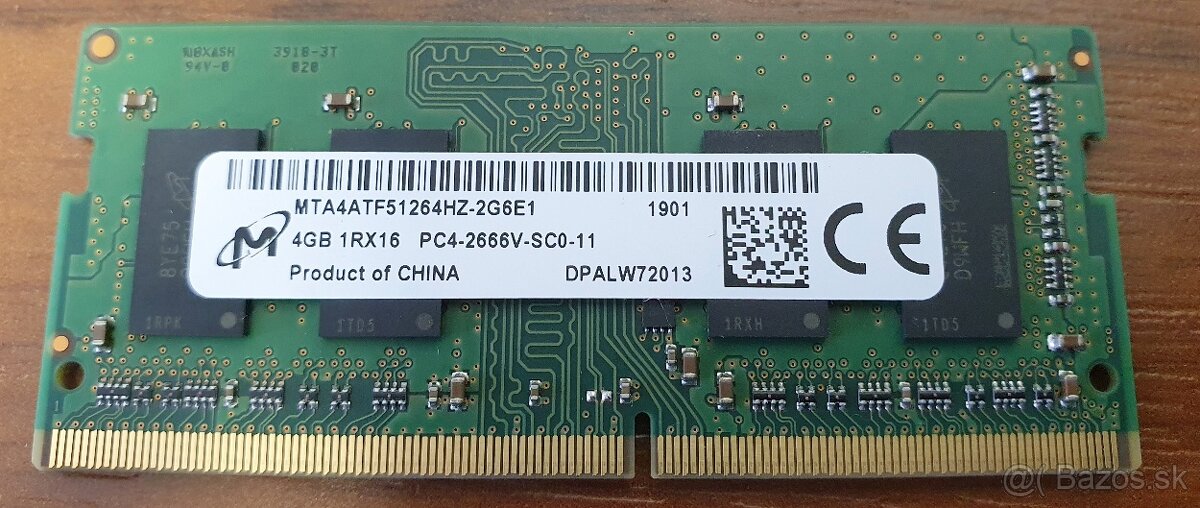 4GB DDR4 PC4-2666V-SC0-11