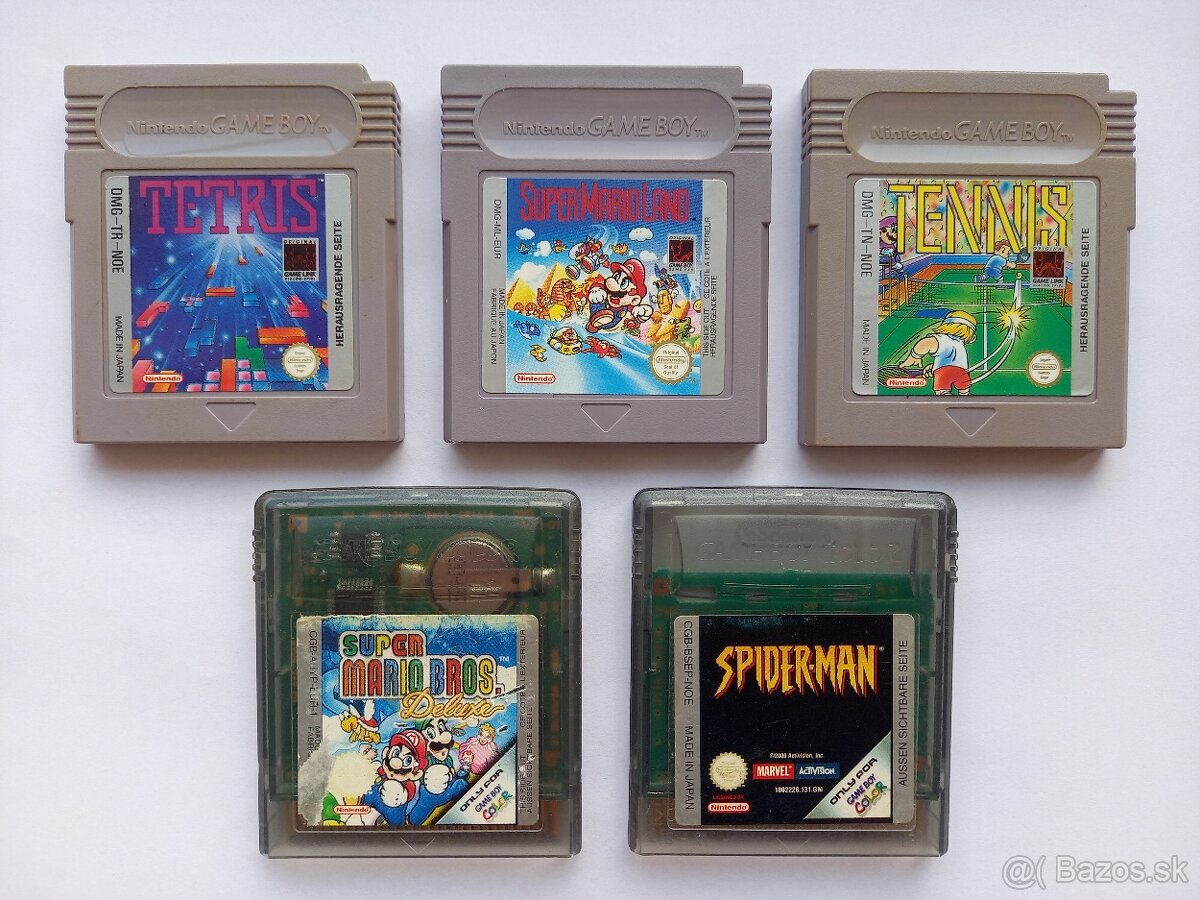 Nintendo Gameboy hry