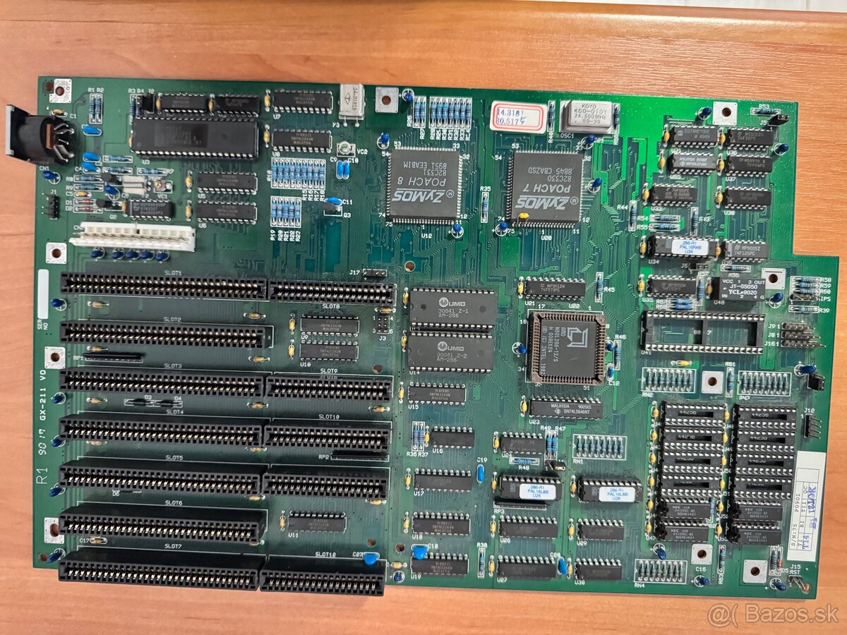 Retro základná doska AT 286