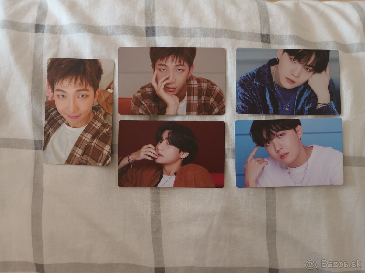 BTS original fotokartičky z albumu BE