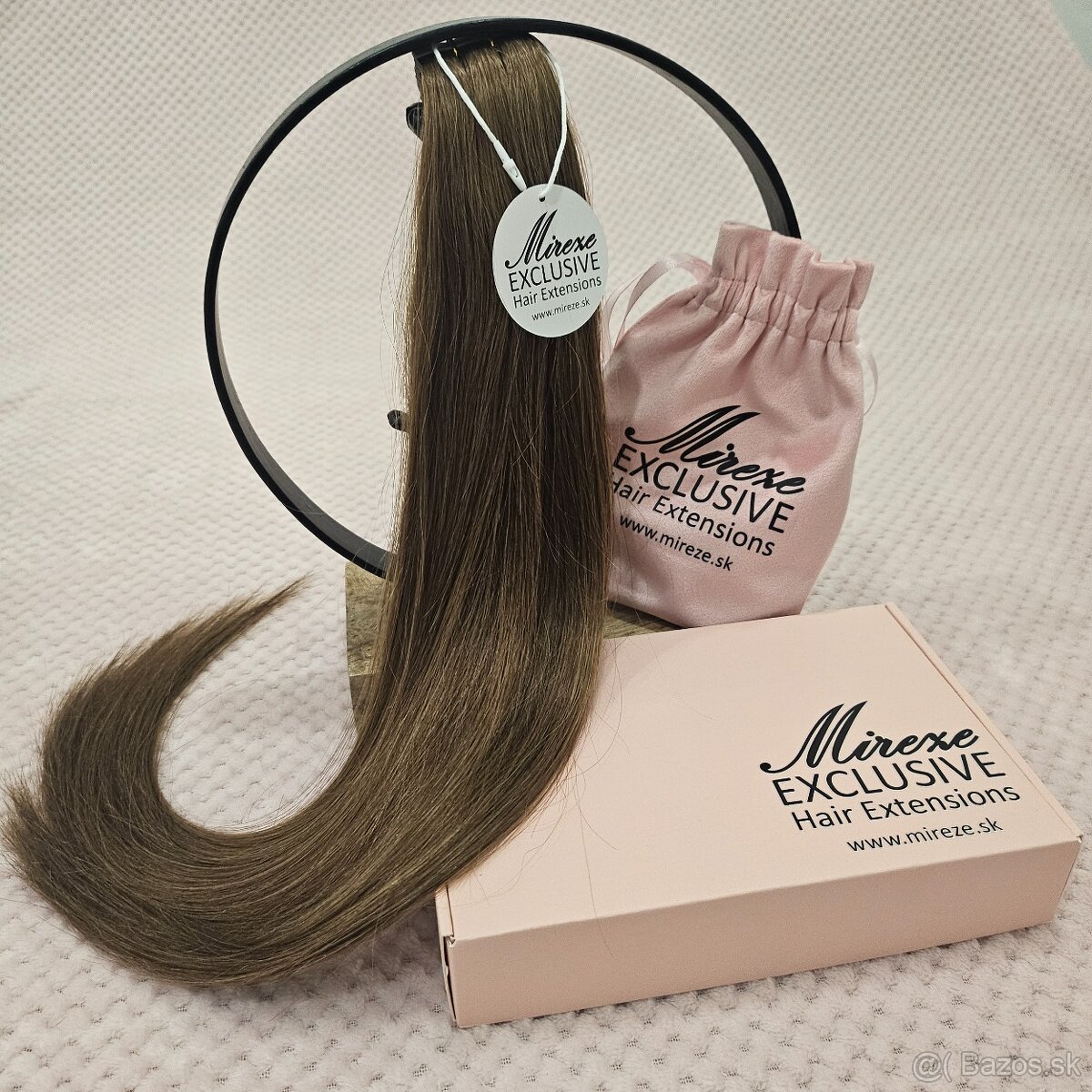 🖤 Tape-in predĺženie vlasov #6 – Hnedá