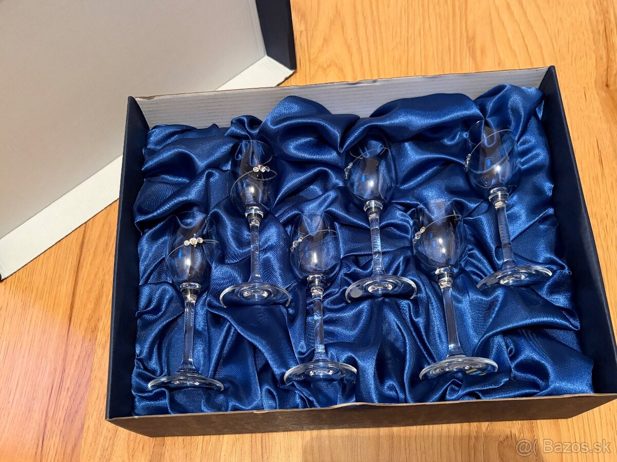 Poháre so swarowski krištáľom