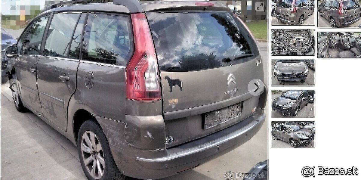 Citreon C4 Grand Picasso 2.0 HDI 2013 predám MOTOR RH02, RHE