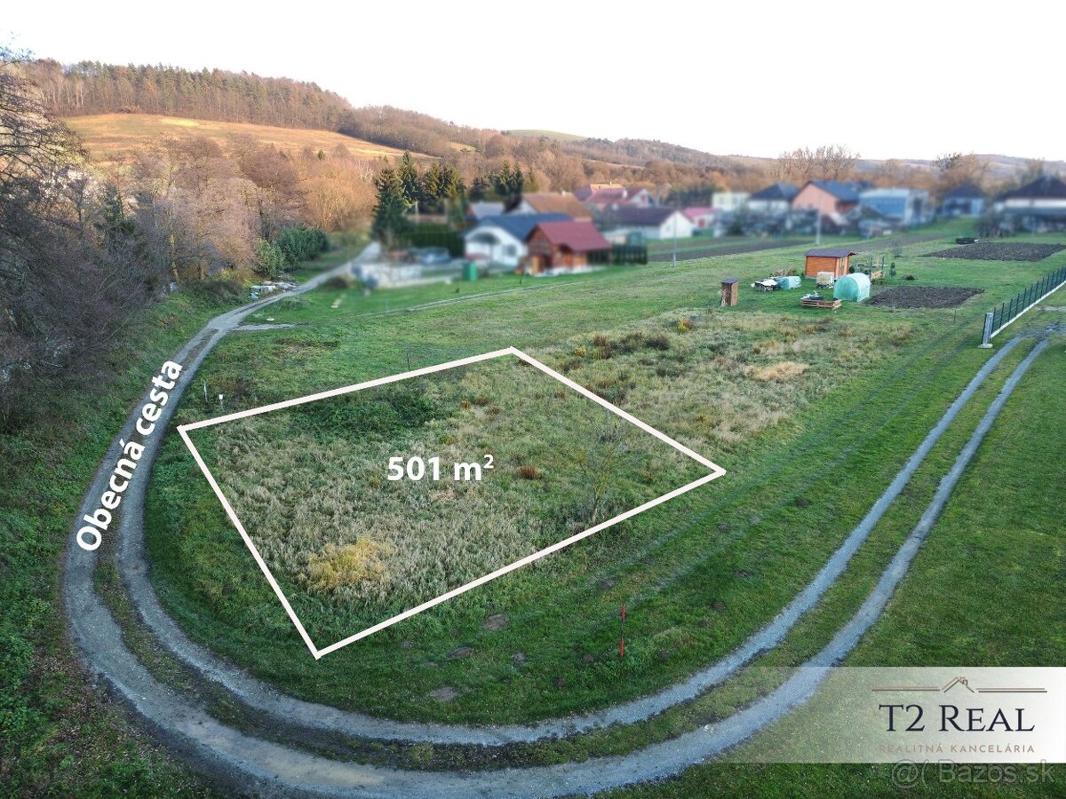 STAVEBNÝ POZEMOK - OBEC JANOV, 500 m2 - PREŠOV 14 KM