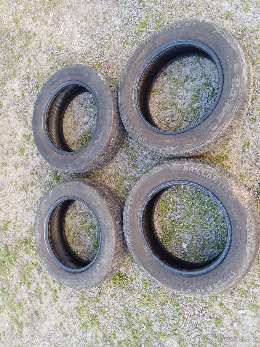 Letné pneumatiky 175/65, R14 Vredestein, Barum