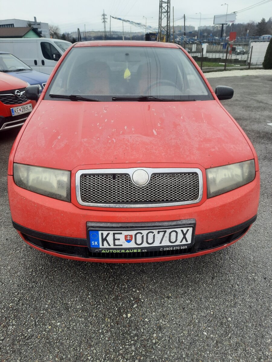 Predam Skoda Fabia 1,4 Mpi benzin+plyn