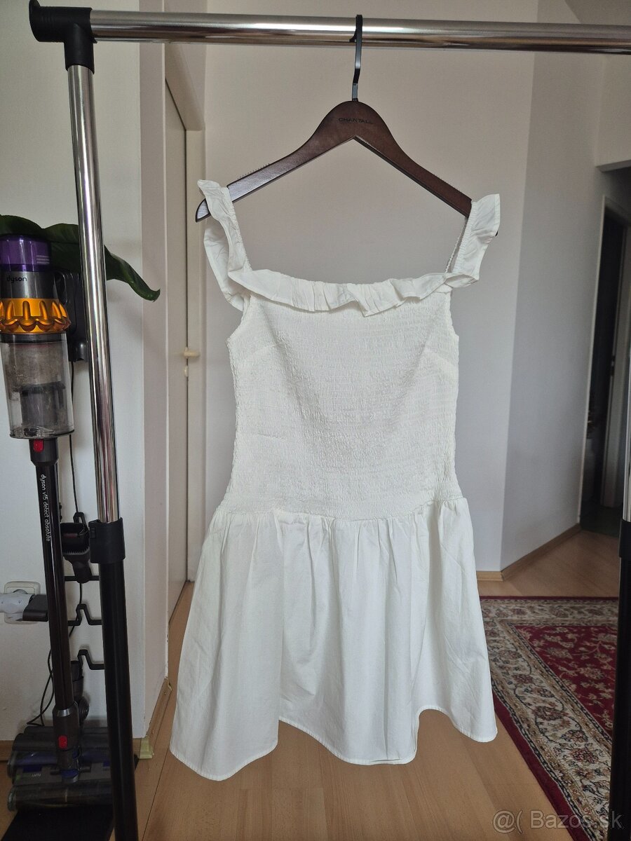 Biele šaty H&M veľkosť S