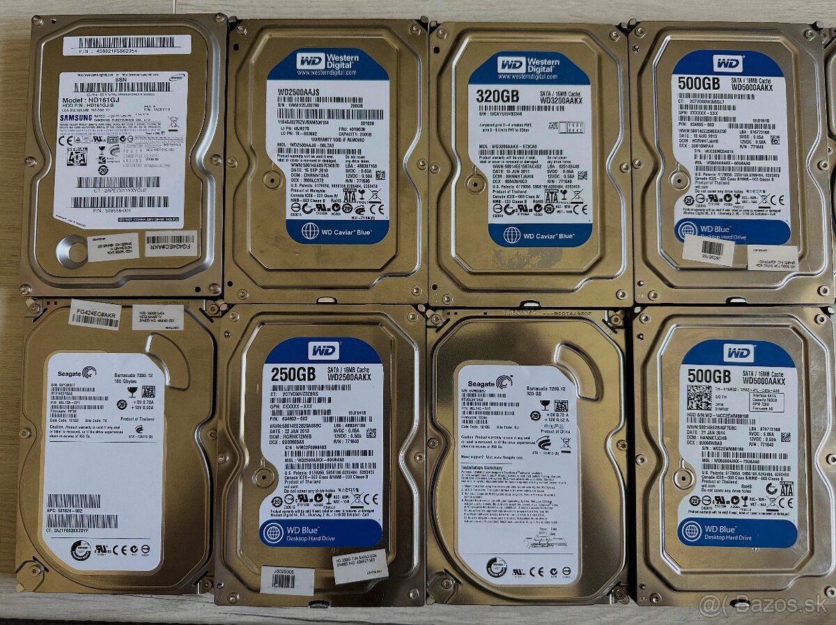 Predám 3.5" DISKY HDD