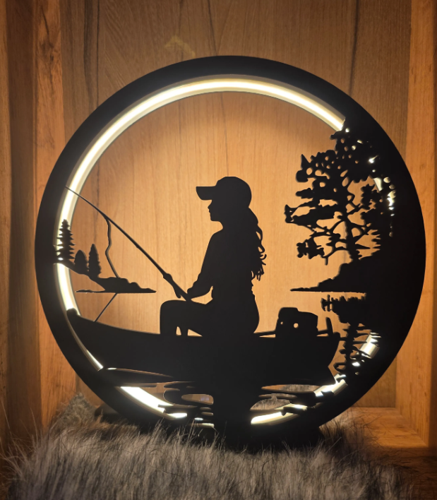 Lampa s vypínačom Rybárka