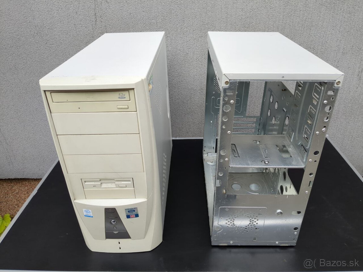 Darujem PC tower skrinky