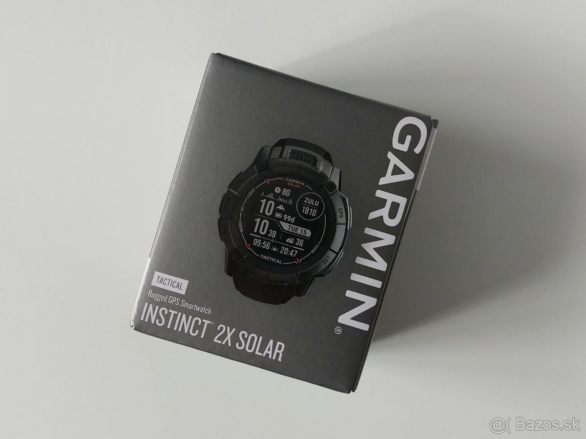 GARMIN INSTICT 2X SOLAR, NOVÉ, NEPOUŽITÉ