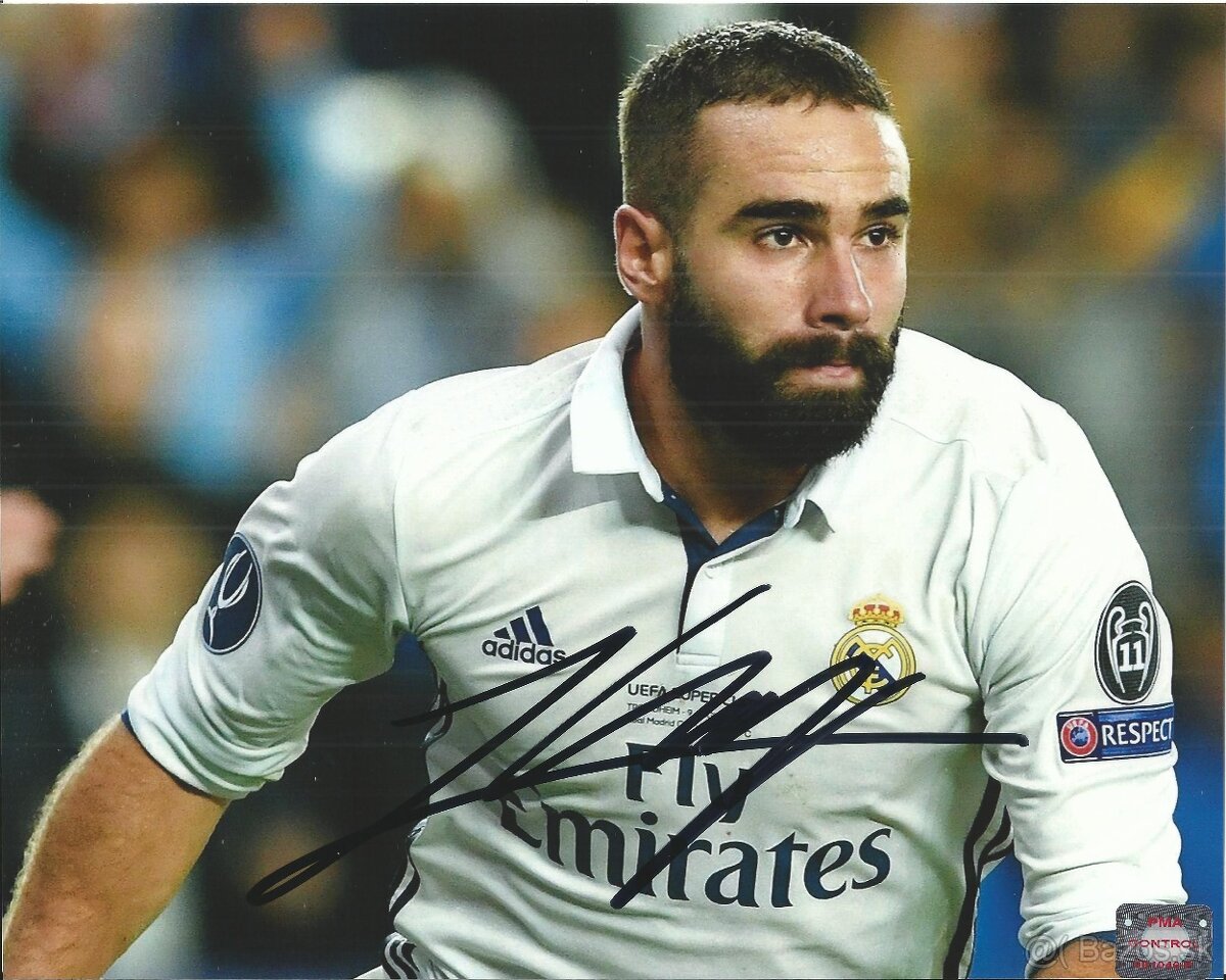 Daniel Carvajal Ramos - foto s podpisem + COA