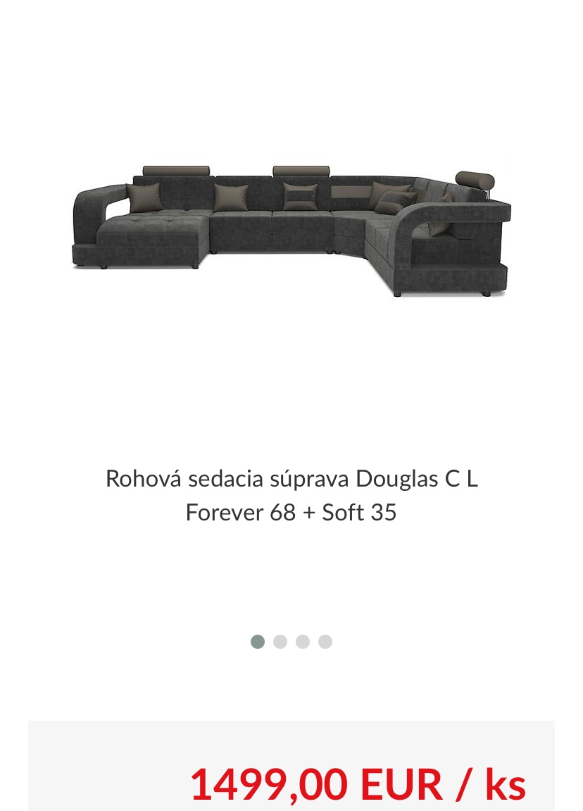 Sedacia súprava na predaj