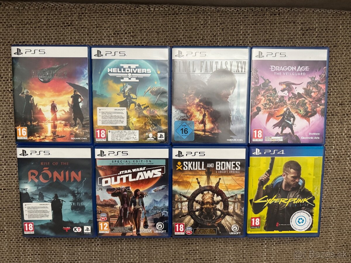 Predám hry na PS5