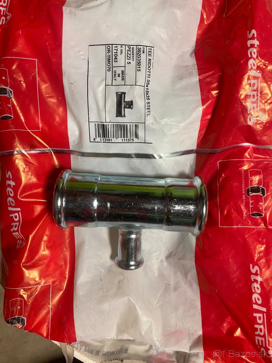 T-kus redukovaný 35×15×35 mm – INOXPRES (nerez 316L)