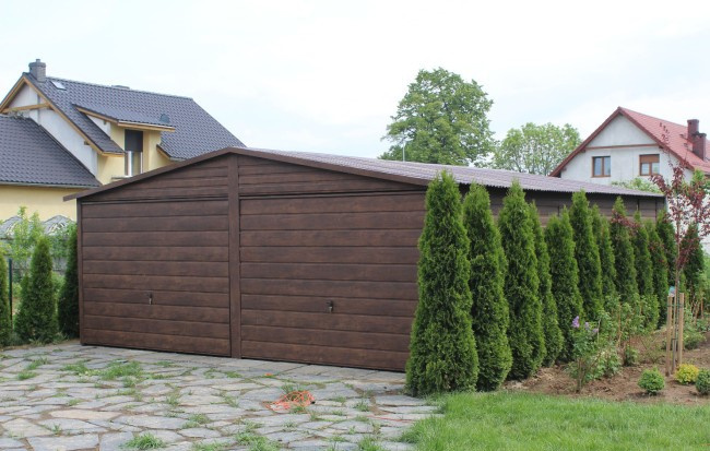 Garáž 6x9 farba orech