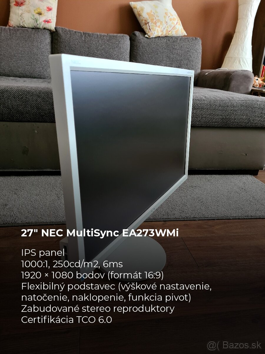Predám monitor NEC MultiSync EA273WMi
