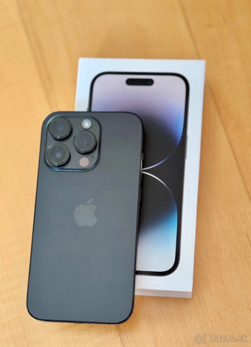 iPhone 14 Pro Space Black BATERIE 100% TOP