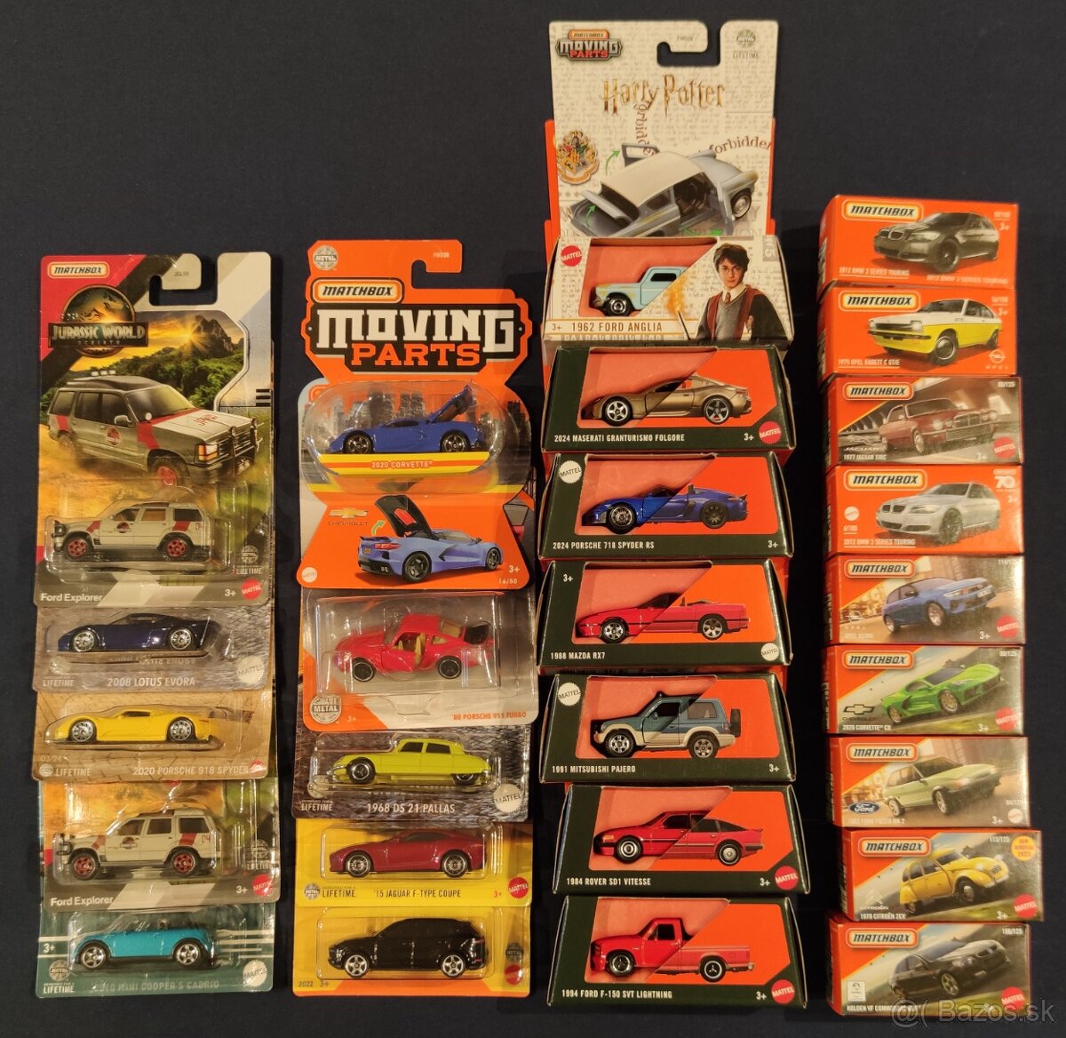 Matchbox rôzne modely