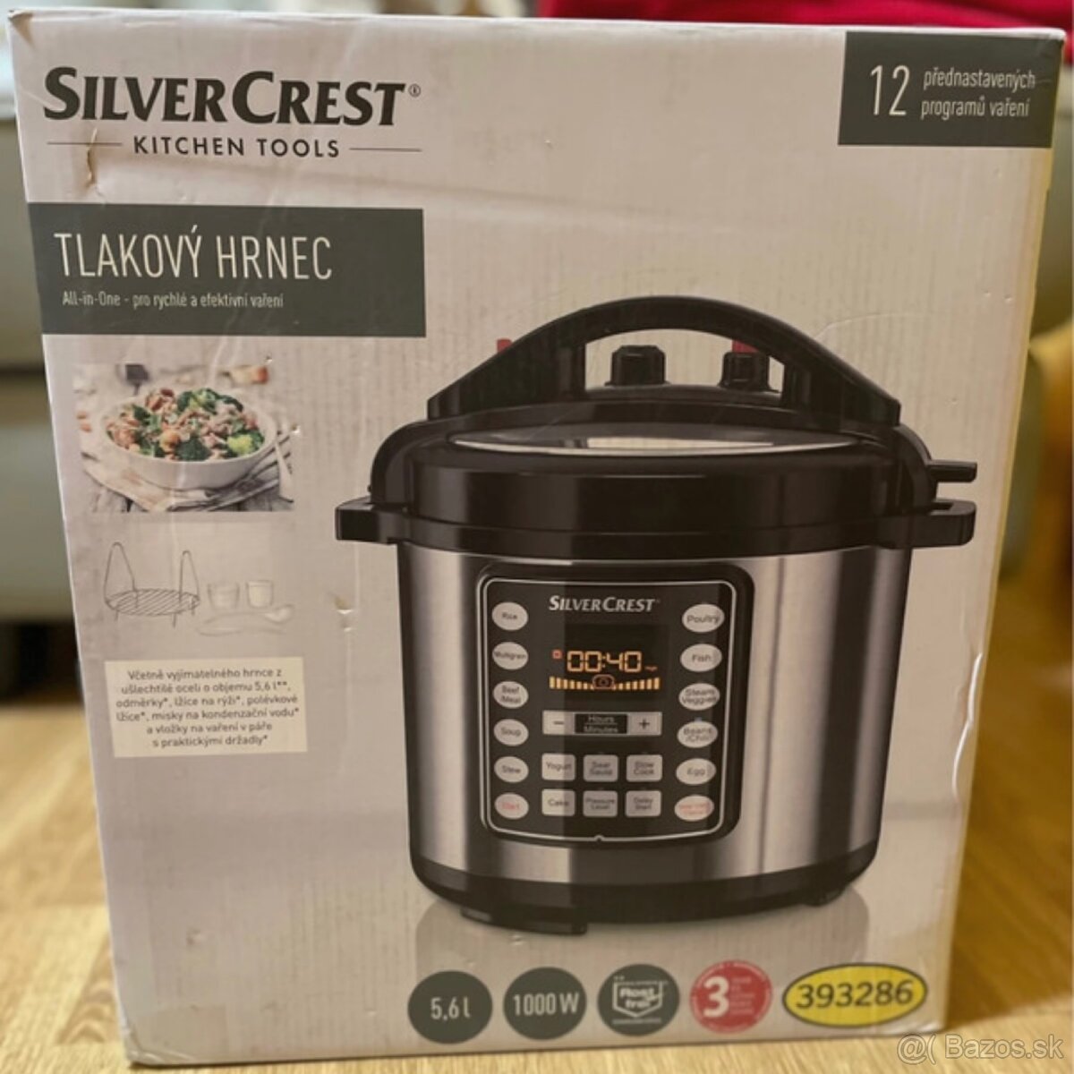 Elektricky tlakovy hrniec Silvercrest