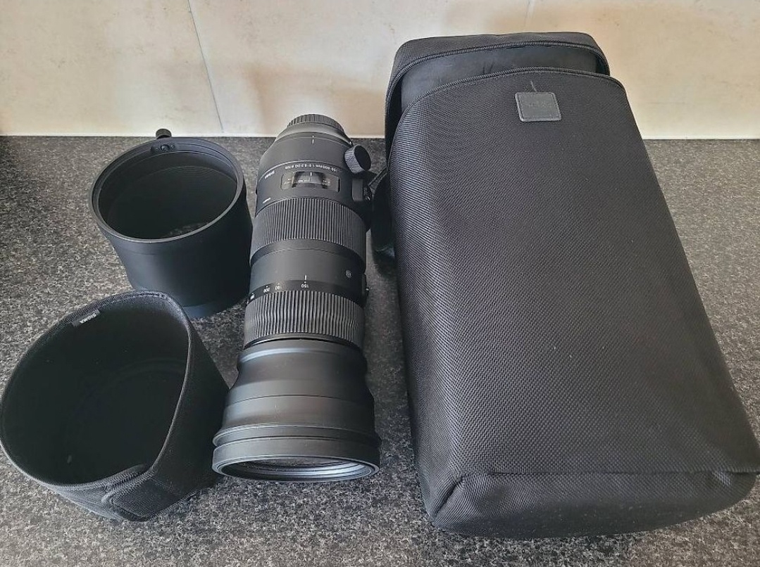 Sigma 150-600 mm Sport plu Canon EOS 7 D MakII