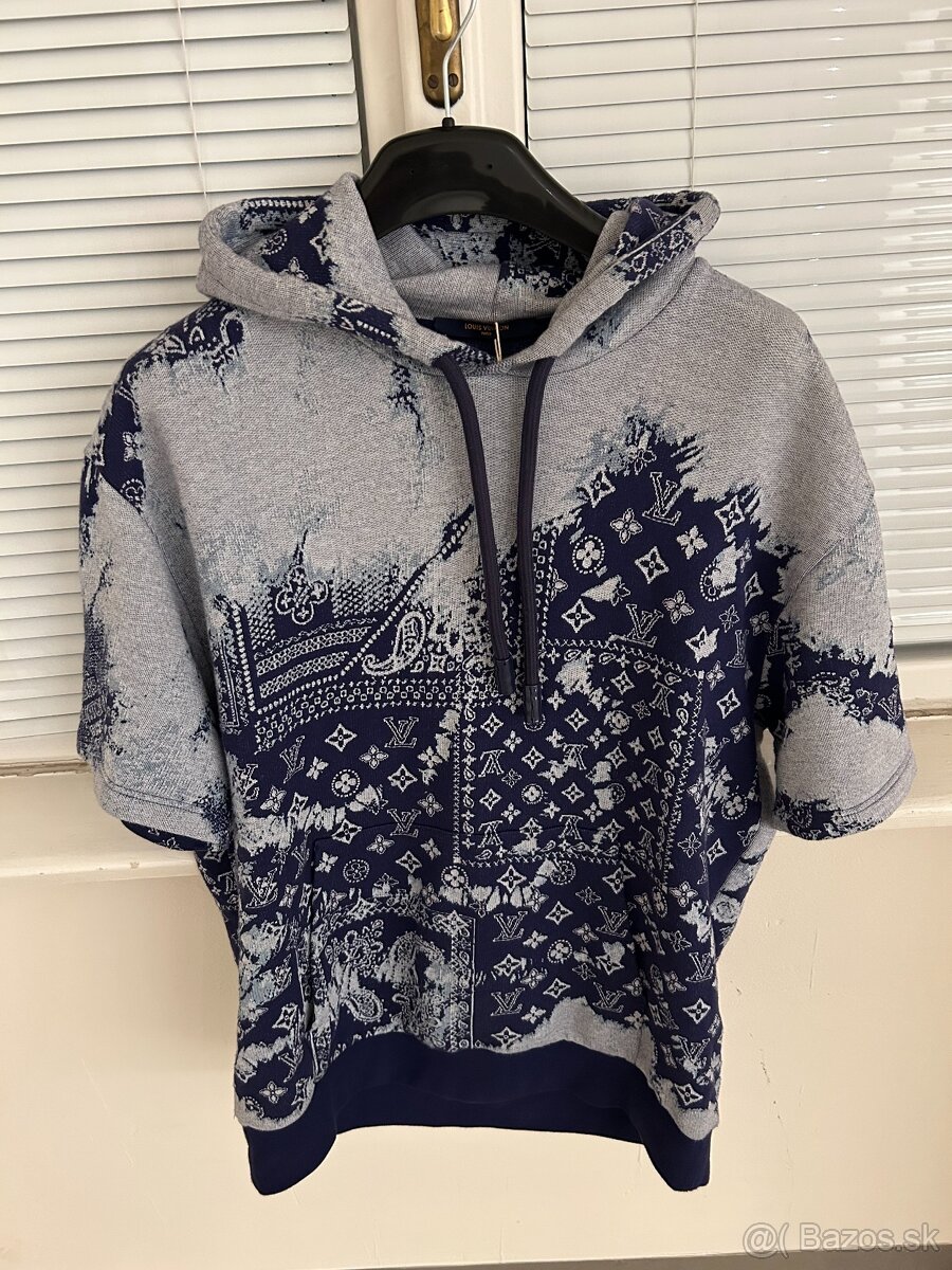 Louis Vuitton Virgil Bandana mikina s krátkym rukávom - 100