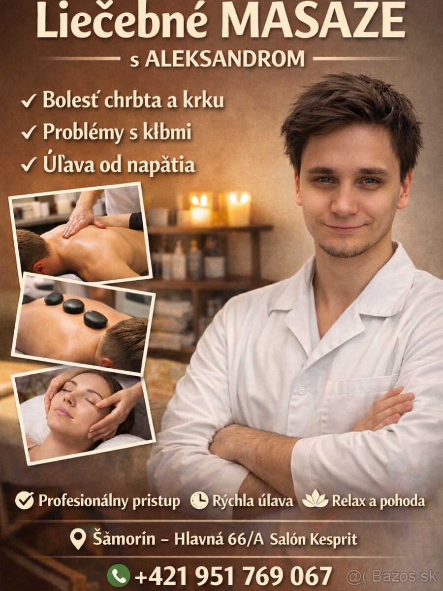 Maser , Liečebná masaž