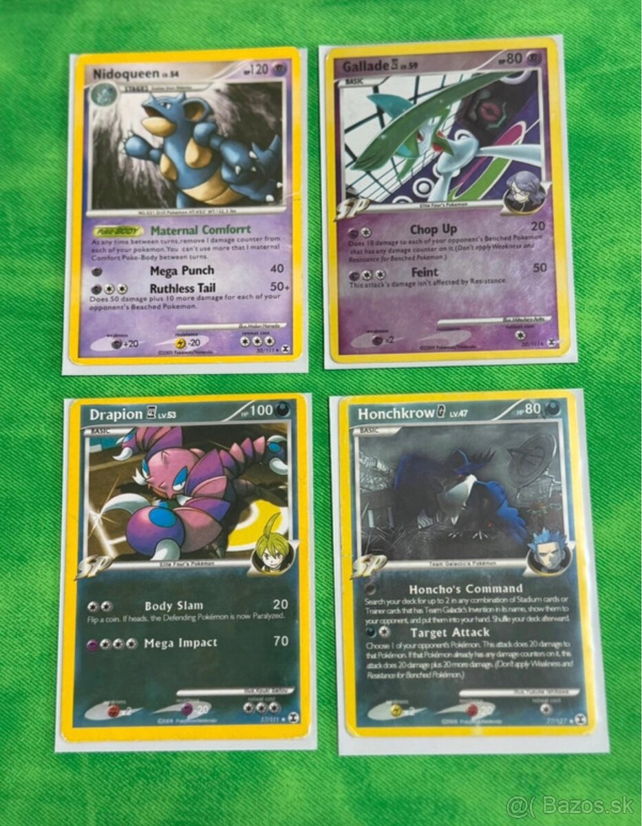 Nidoqueen, Gallade, Drapion, Honchkrow