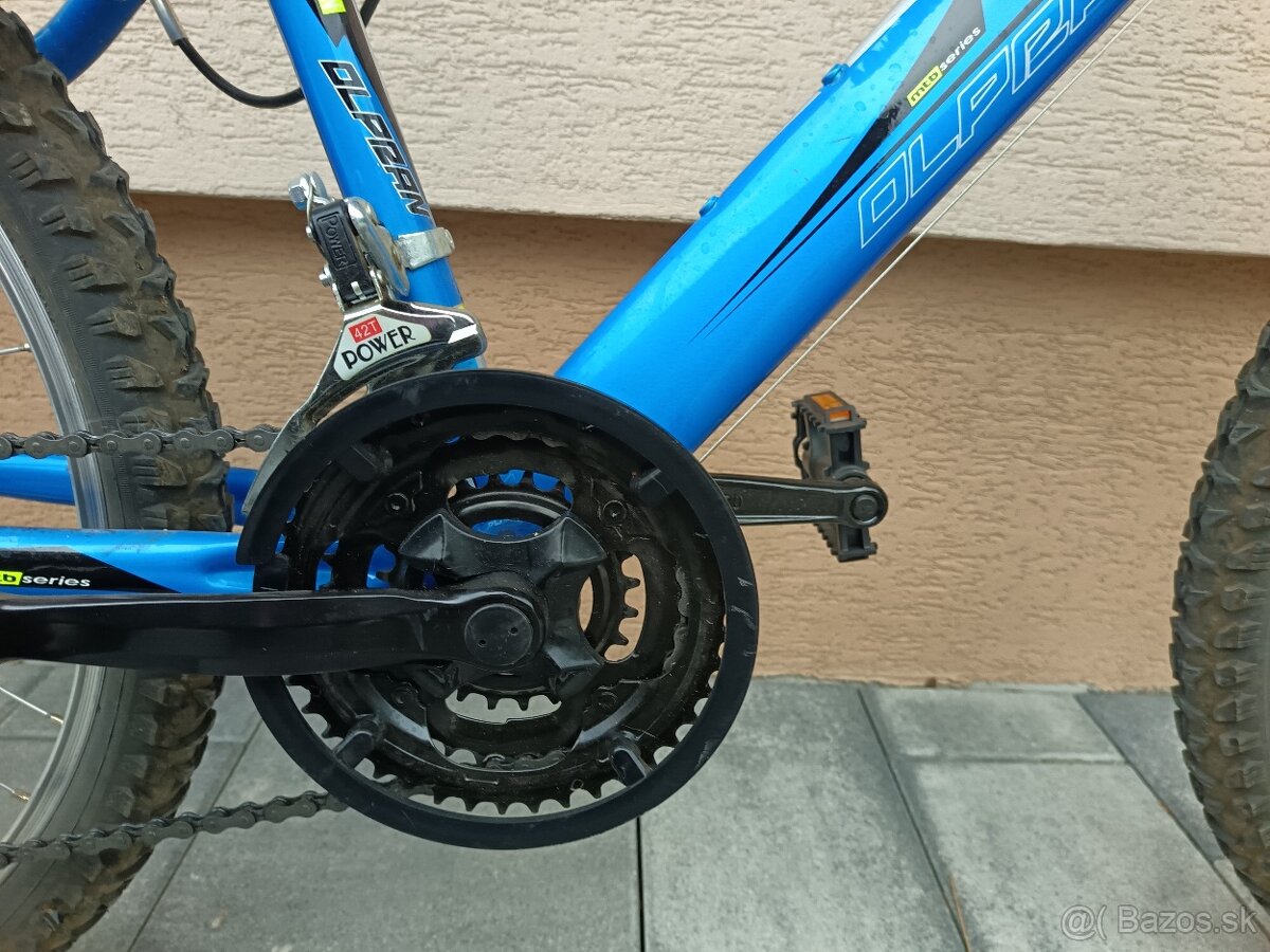 Detský modrý Olpran bicykel 24"