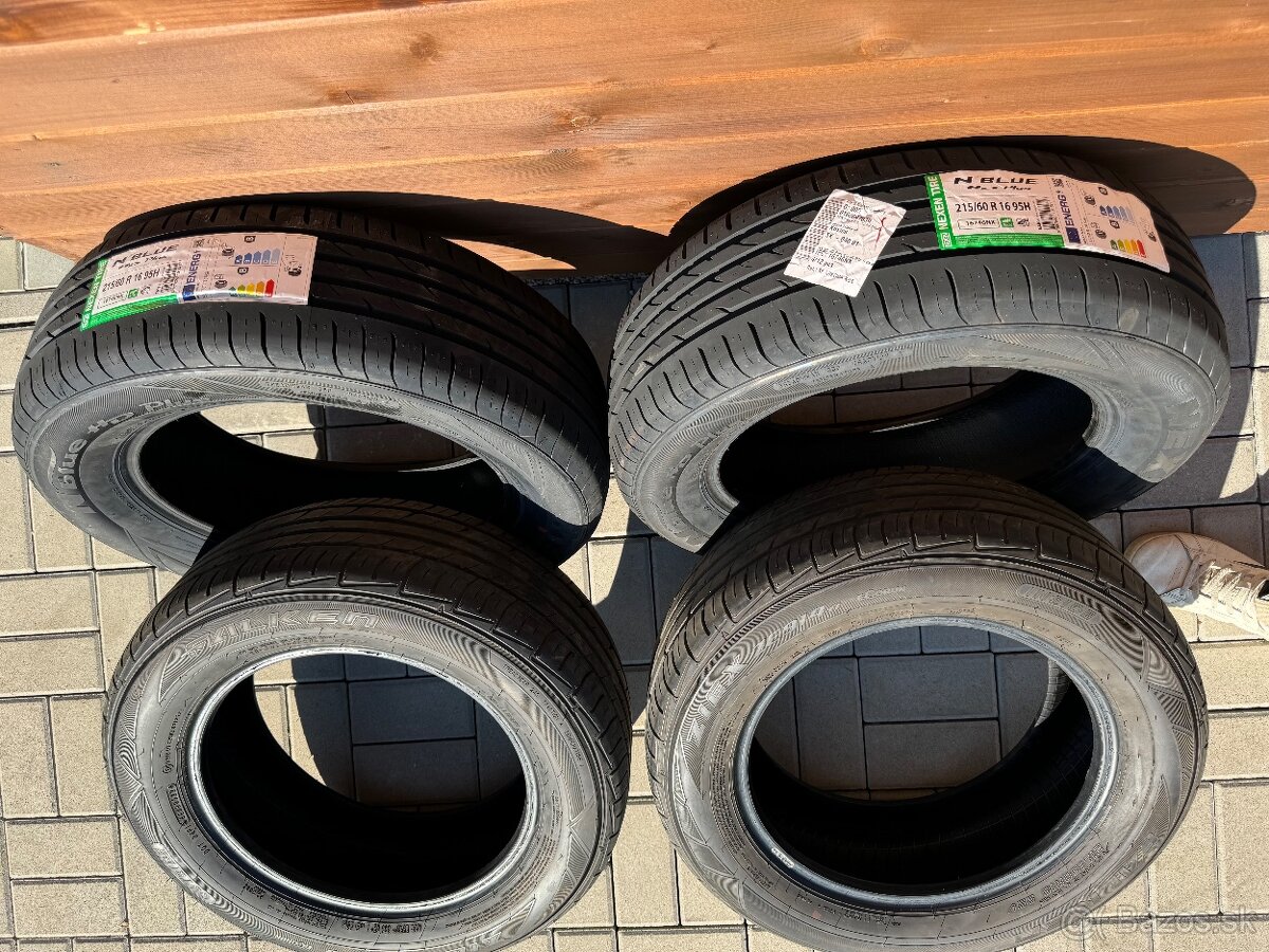 Predám letné pneu 215/60 95H r16