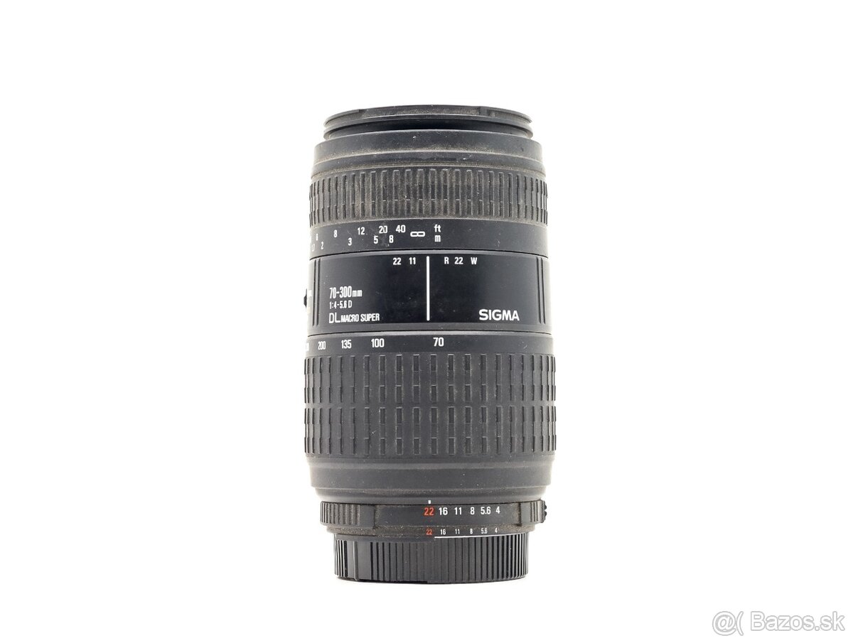 Sigma 70-300mm f4-5.6 DL Macro Super - sony, baj.A