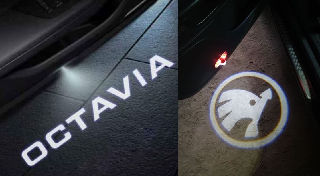 Octavia 2 - Logo projektor do dverí