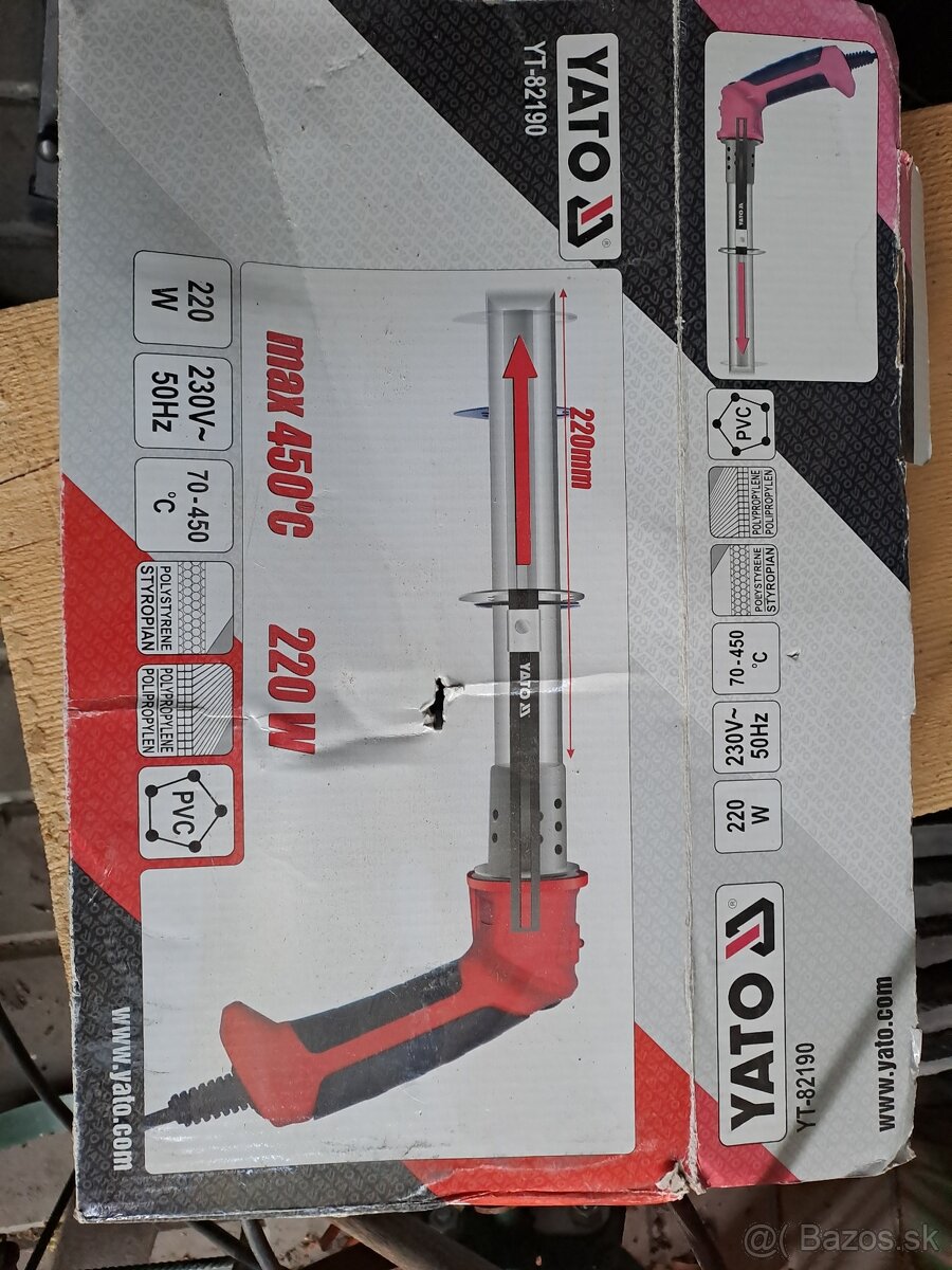 Tavný nôž na polystyrén